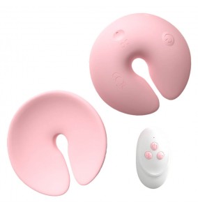 YUNMAN - Vibrating Nipple Pads Massager (Wireless Remote - Chargeable)